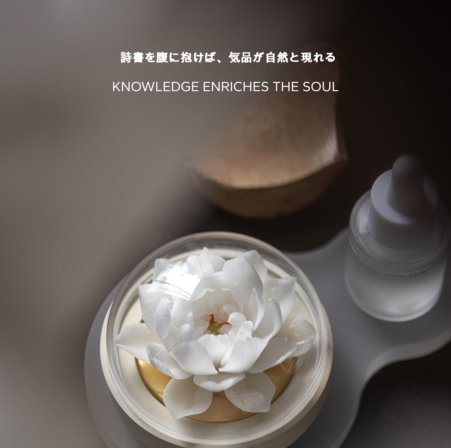 風荷 陶磁器の花香炉