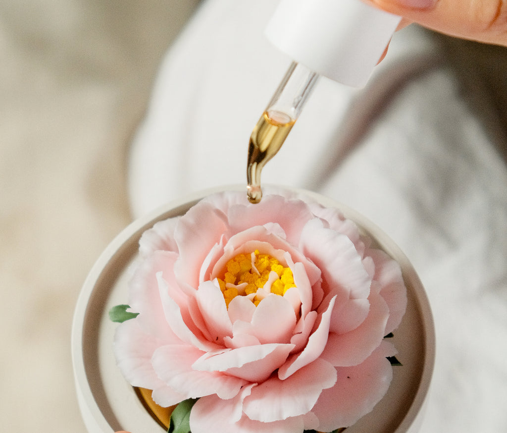 牡丹 陶磁器の花香炉
