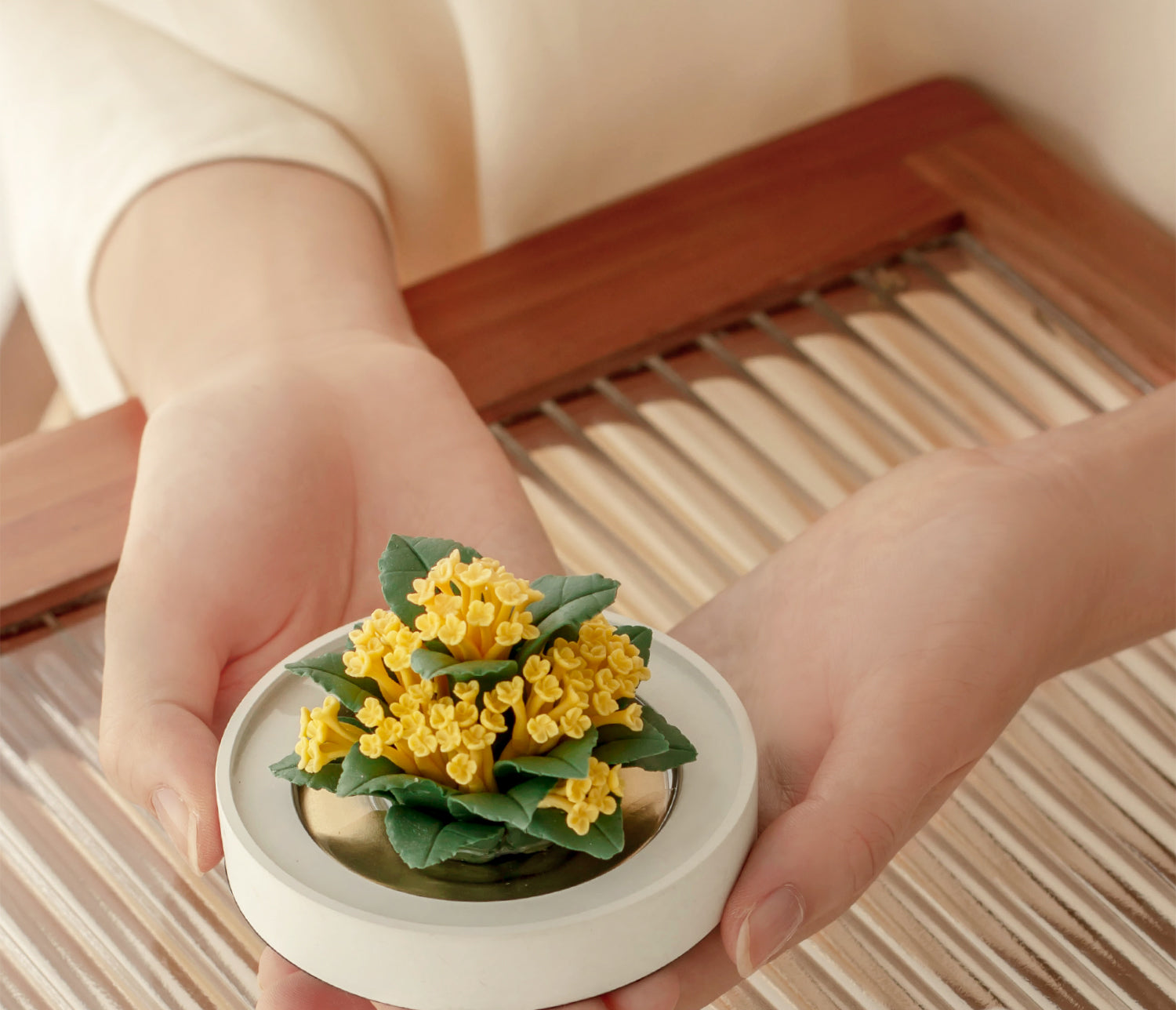 金桂 陶磁器の花香炉