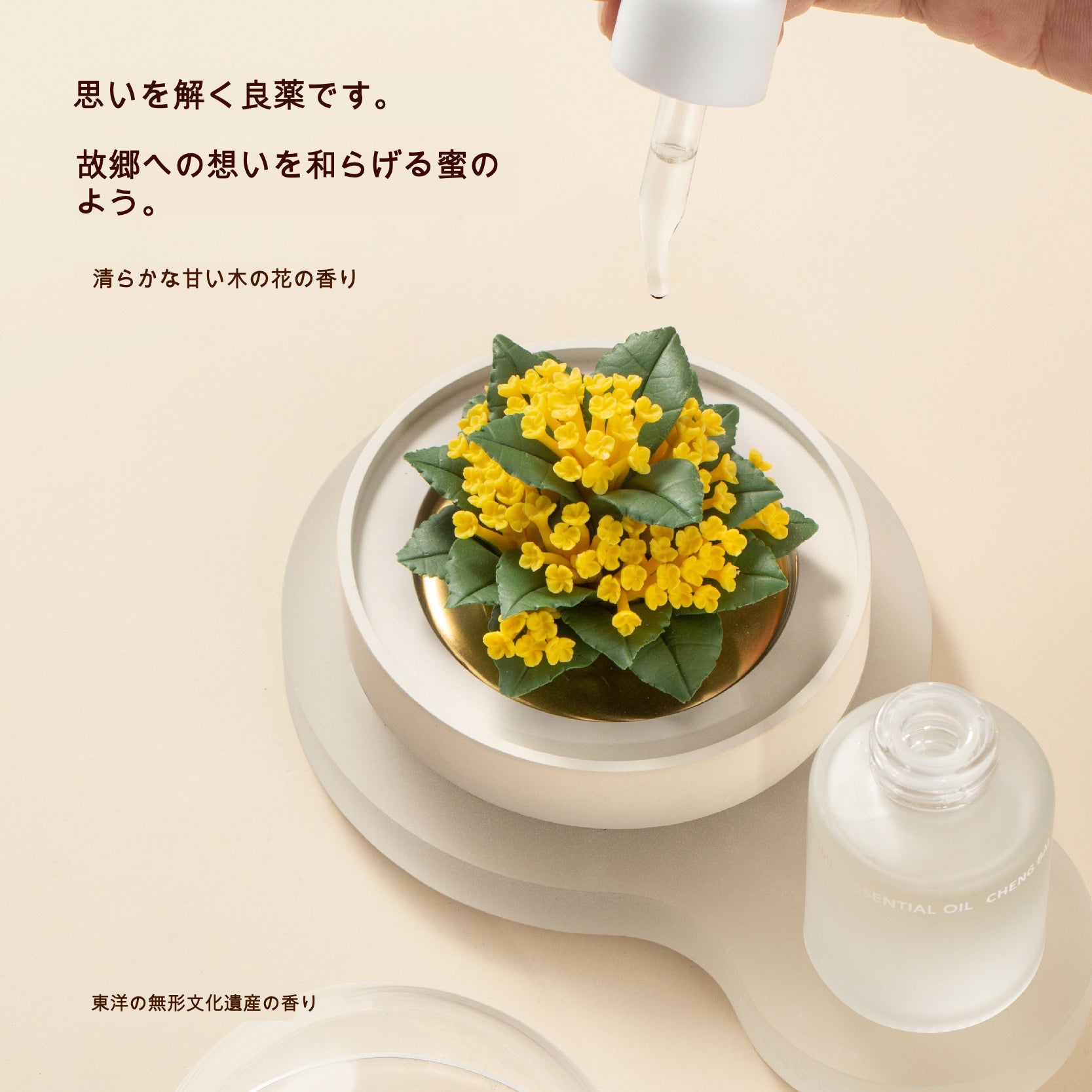 金桂 陶磁器の花香炉