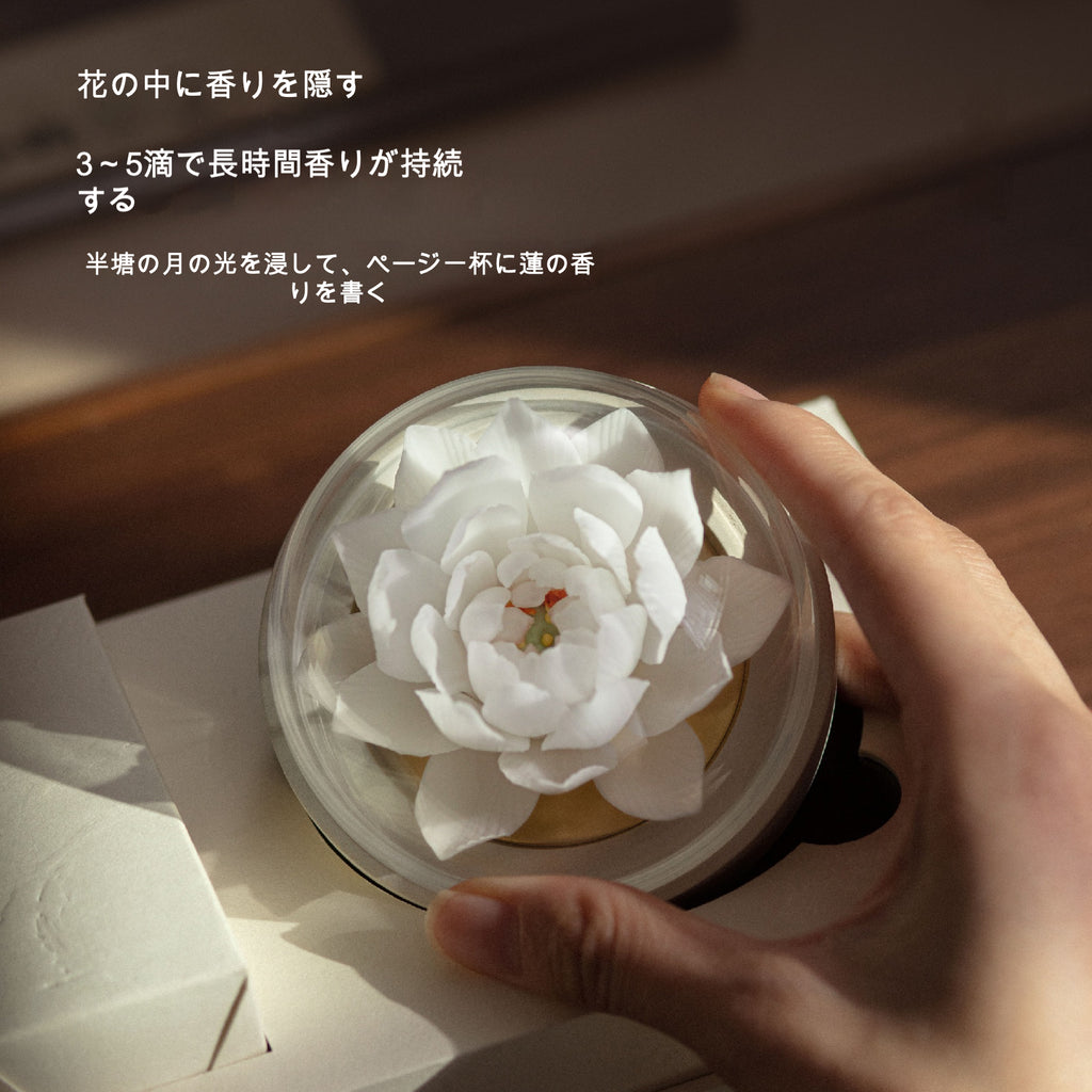 風荷 陶磁器の花香炉