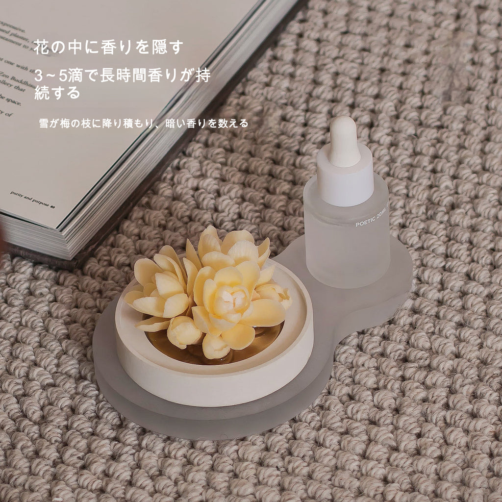 蠟梅 陶磁器の花香炉