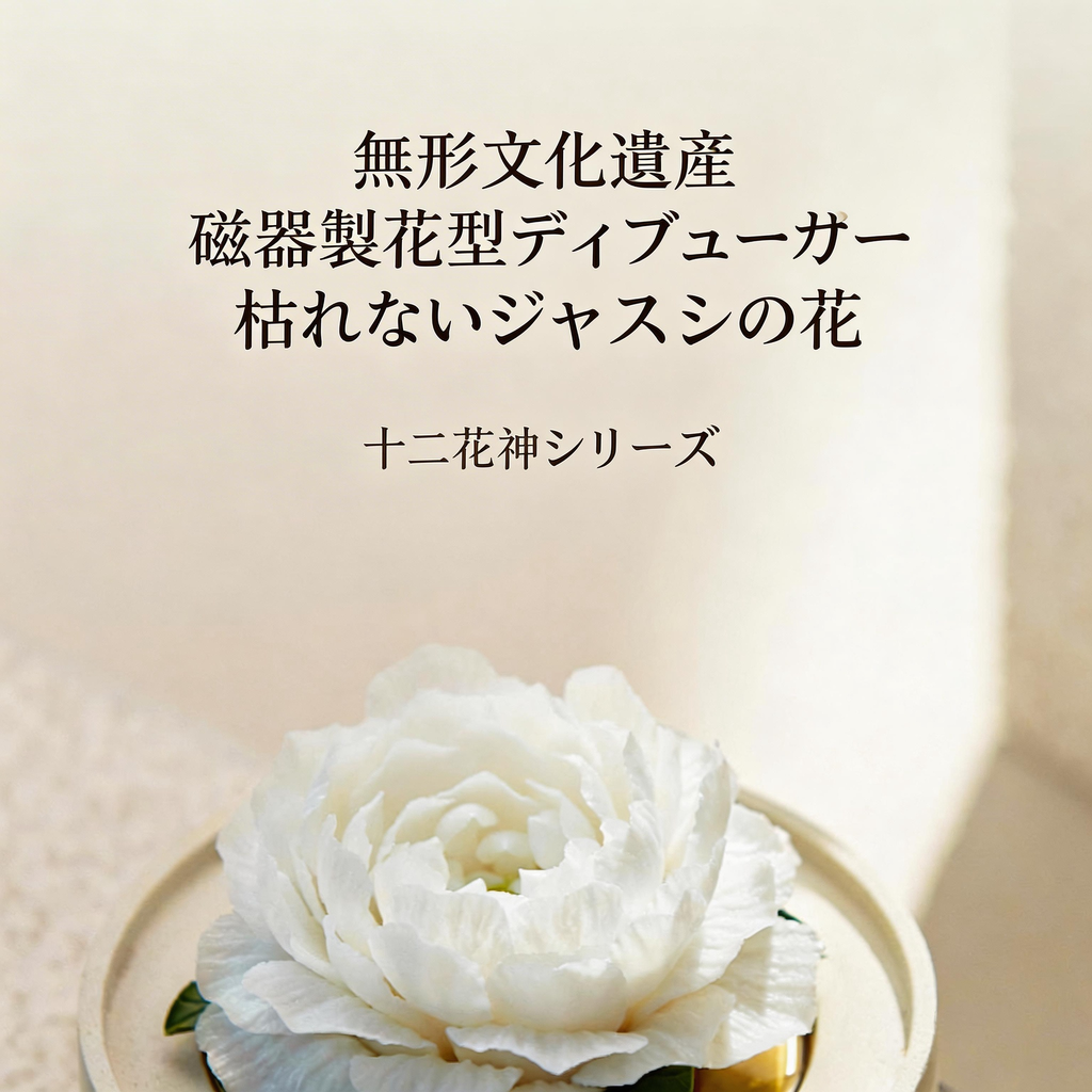 ジャスミン 陶磁器の花香炉