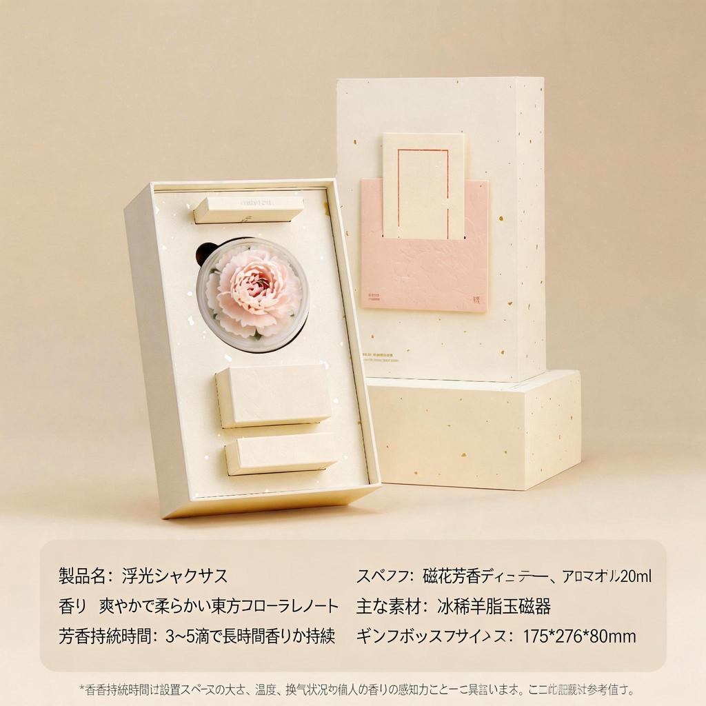 芍薬 陶磁器の花香炉